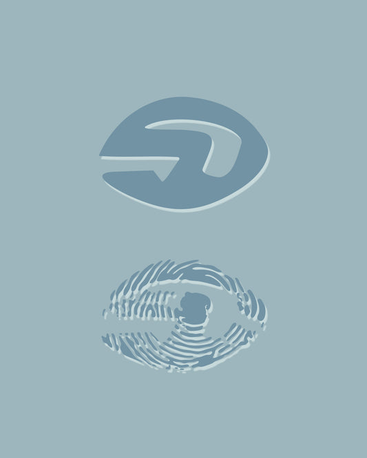 SD Eye & Fingerprint Logo Design - SeeingDreams