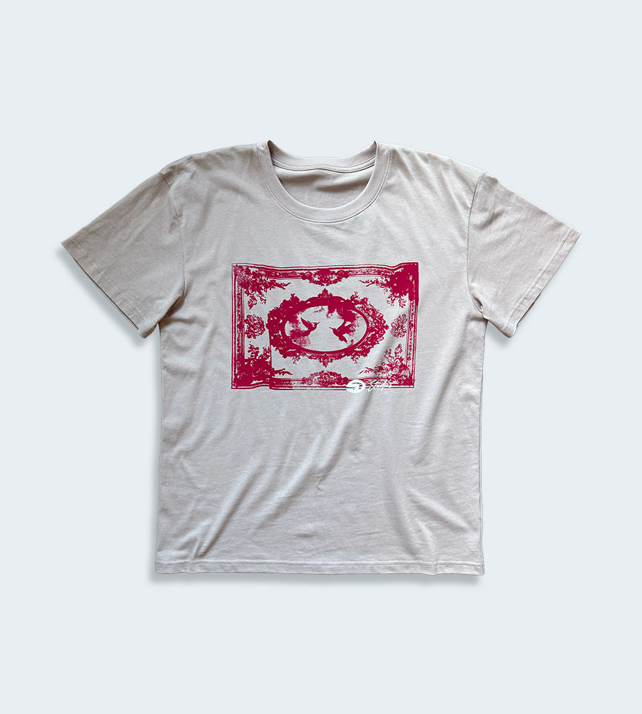 rose/fuchsia _ heart of home t-shirt