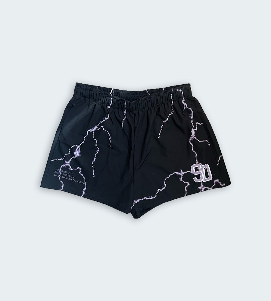 Crate Deal - Women's Purple SD Lightning Short: L, XXL - SeeingDreams