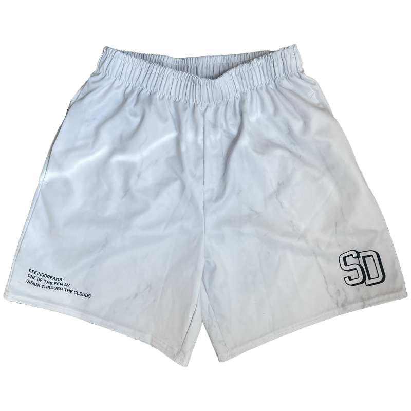 Crate Deal - Men's White Marble SD Short: XS