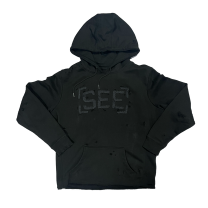 Seek to [SEE] Hoodie | Distressed 1of1 - SeeingDreams