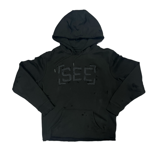 Seek to [SEE] Hoodie | Distressed 1of1 - SeeingDreams