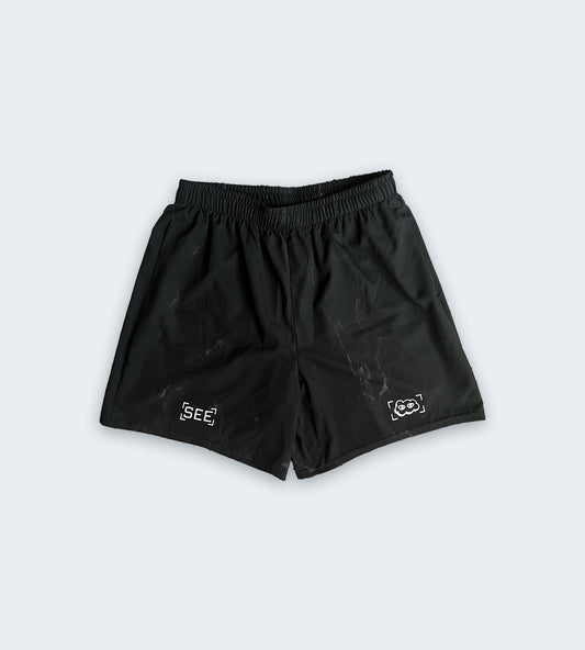 Crate Deal - Men's Black Marble SEE Short: L - SeeingDreams