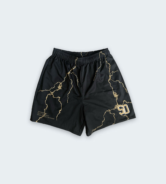 Crate Deal - Men's Gold Lightning Short: M - SeeingDreams