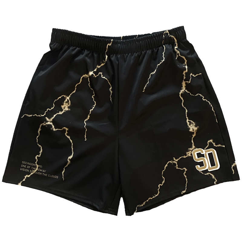 SD LIGHTNING SHORTS: GOLD TINT - SeeingDreams