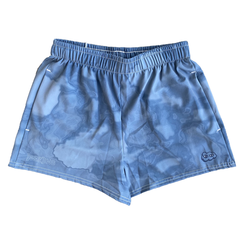 Women's [SEE]ING SHORTS: SLATE BLUE - SeeingDreams