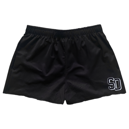 WOMENS SD SHORTS - BLACK - SeeingDreams