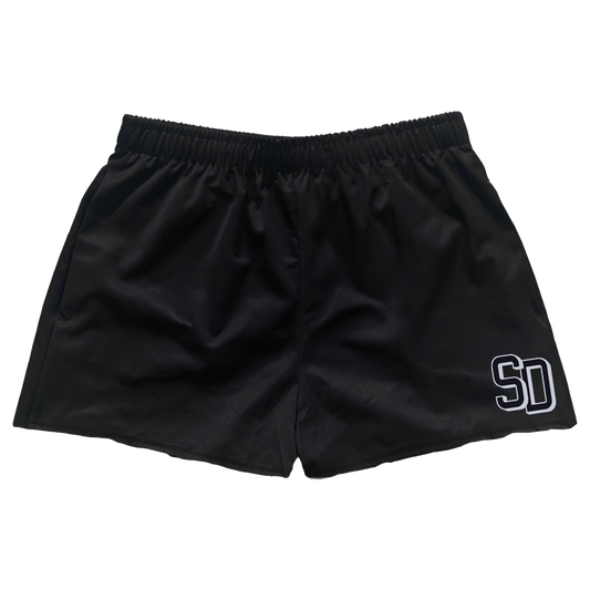 WOMENS SD SHORTS - BLACK - SeeingDreams