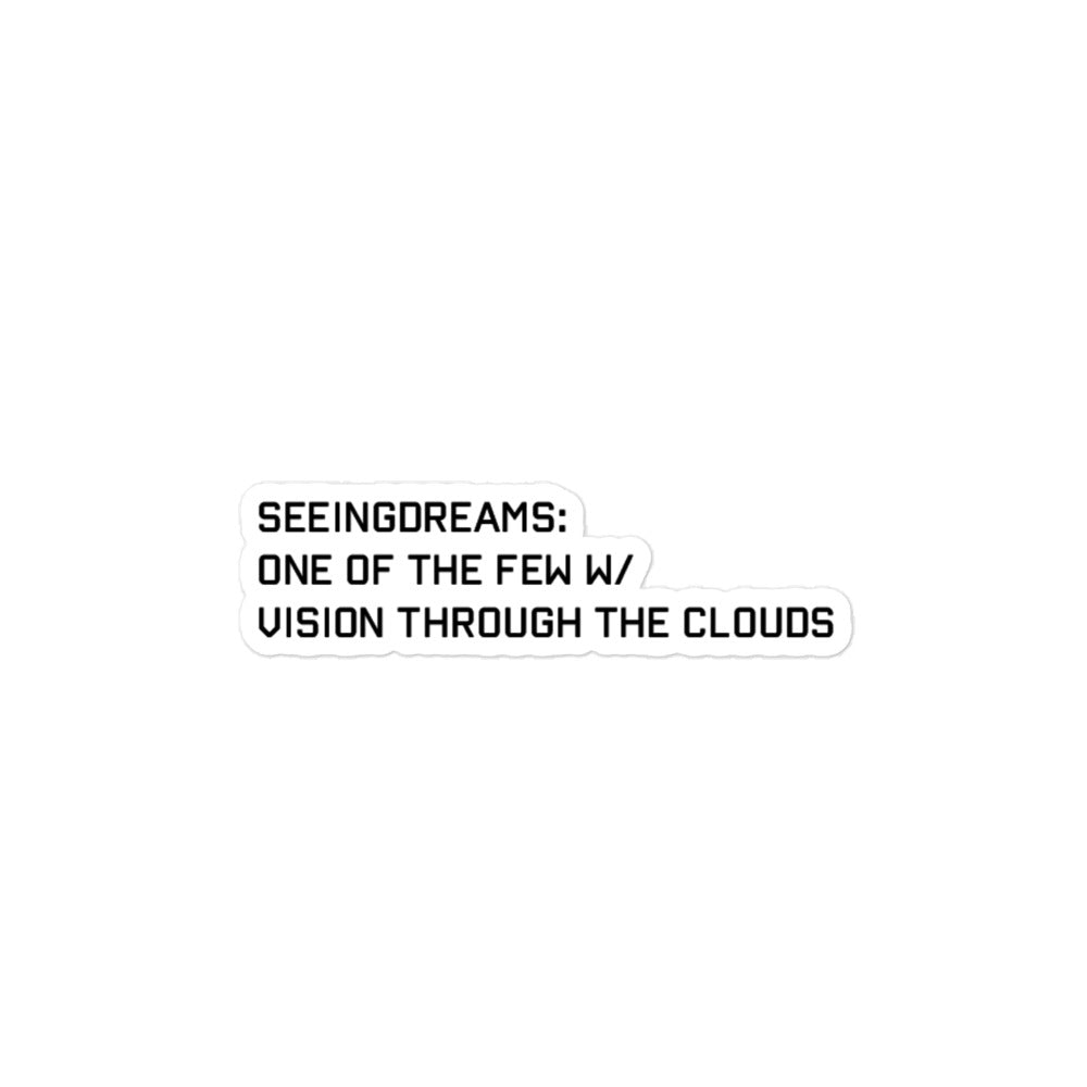 SD VISION - BUBBLE FREE STICKERS - SeeingDreams