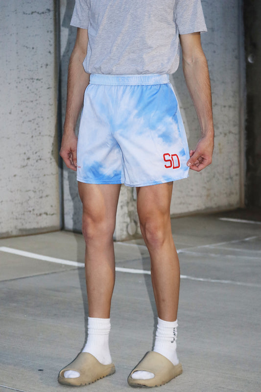 sky/red SD SKY SHORTS - SeeingDreams